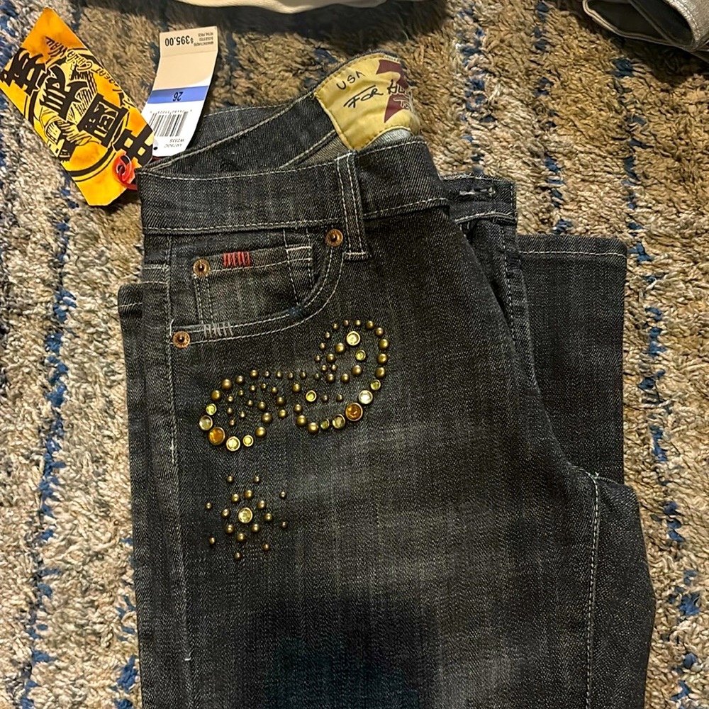 Grey washed jeans